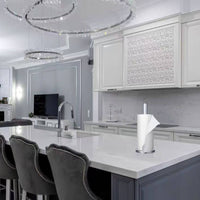 Paper Towel Holder Glossy Finish Kitchen Paper Towel Stand Minimalist Modern Napkin Holder