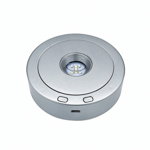 LED Rotating Display Stand Circular Rotating Display Base Smooth for Collectors
