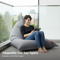 Single-Person floor lounger Lounger Lie-Flat Design Floor Sofa Luxurious and design Ergonomic backing for Young Adults