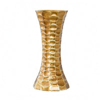 Gold Resin Vase Wide Base Table Ornament Centerpiece