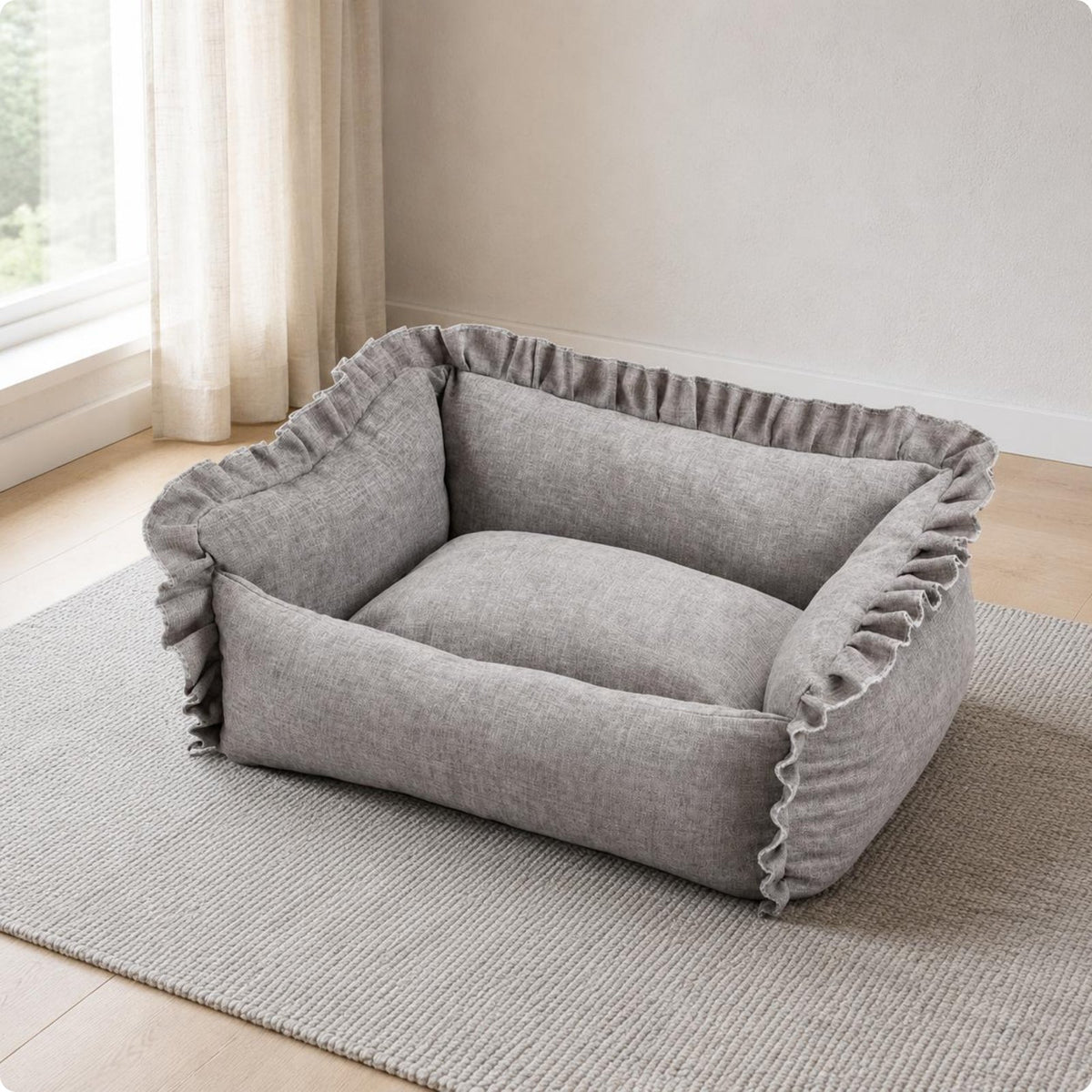 Washable Dog Couch Bed Soft and Comfy Removable Cover Pet Bed Pillow Design
