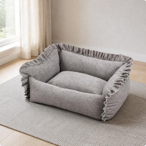 Washable Dog Couch Bed Soft and Comfy Removable Cover Pet Bed Pillow Design