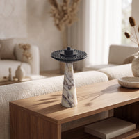 Scented Cone Stand Holder with Marble Base Modern Marble Scented Cone Stand Holder Sculptural for Living Room
