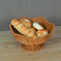 Rattan Fruit Basket Airy Weave Woven Fruit Basket Breathable