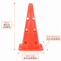 Football Training Cone, Agility Markers, PE Plastic, for Coaches and Athletes
