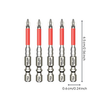 Attractive screwdriver piece, high-hardness Phillips drill adapter, strong magnetism, resistantslip, professional tool for repair, installation, and DIY projects.