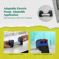 Exhaust gas analyzer pump for testing