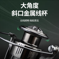 Huidiao AP Gen-2 Spinning Fishing Reel, Full Metal Slanted Spool, Long Cast, Anti-Tangle, for Sea and Rock Fishing