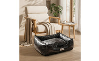 Bolstered Dog Bed Cuddly Cat Sofa Bed Supportive for Dogs