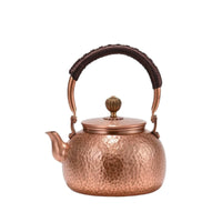Tea Kettle with Wrapped Handle Handmade Water Boiling Pot Easy Pour for Stovetop
