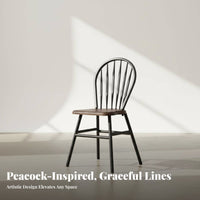 Peacock Chair Minimalist Design Nordic Design Chair High Backrest for Bar