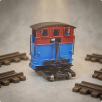 Static Shunting Locomotive Model Black Roof HO Scale Model Railroad Locomotive