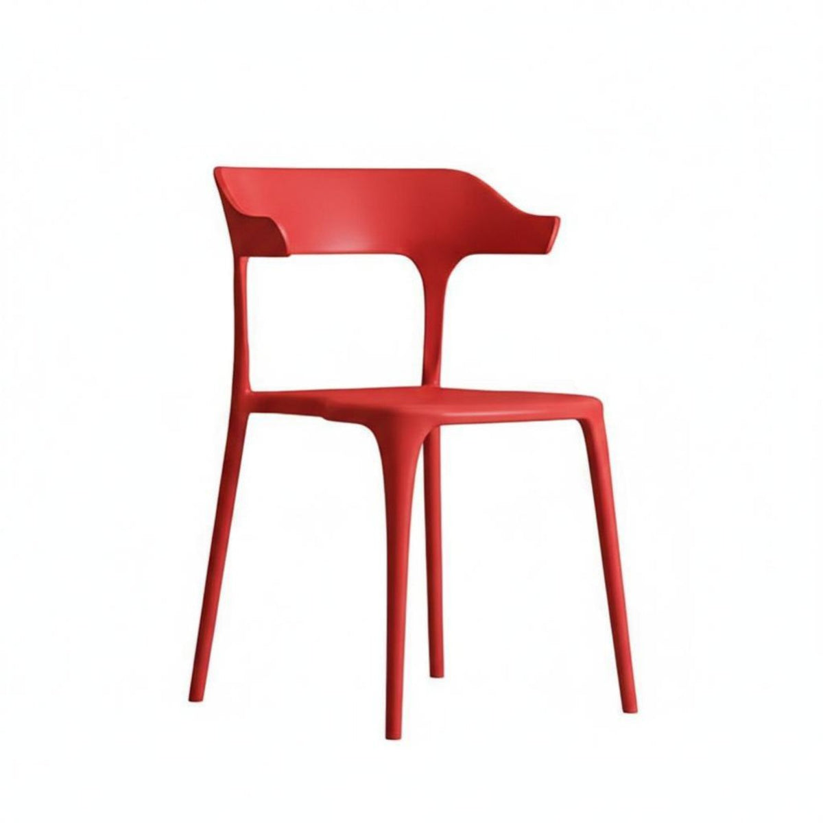 Bowed-Backrestrear Side Chair Nordic and Design Household Furniture Minimalist Design Easy to Clean for Home Dwellers