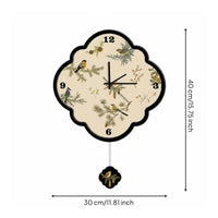 Decorative Wall Clock Analog Retro Wall Clock Operated Home Decor