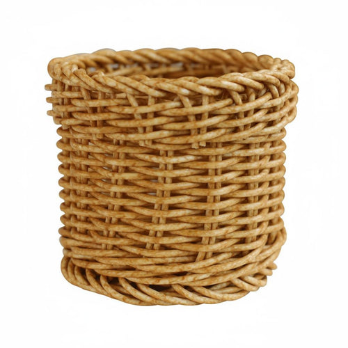 Woven Pen Cup Multi-Functional Woven Writing Utensil Holder Handmade for Vanity