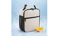 Insulated Lunch Bag Front Pocket Zippered Lunch Bag Top Handle