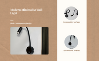 Adjustable Gooseneck Wall Sconce
