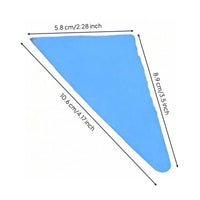 Triangle Cleaning Cloth Soft Material Instrument Sound Hole Cloth for Instrumentalists