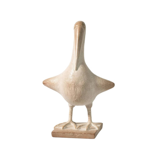 Waterbird Sculpture Textured Waterbird Sculpture Statue Decorative