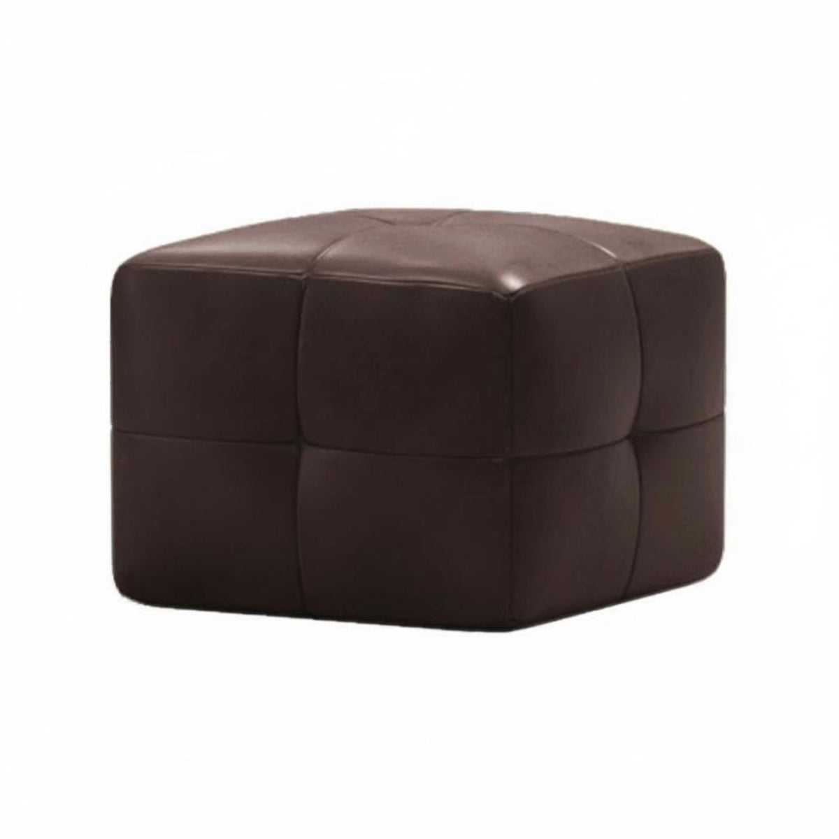 Round Upholstered Pouf Luxury Aesthetic Low Stool Modern Design for Living Room