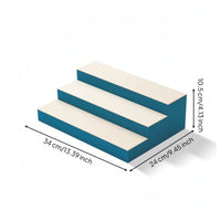 Three-Tier Display Riser Elegant Stepped Display Simple to Clean to Clean Riser for Collectors, Livestreamers, Livestreaming
