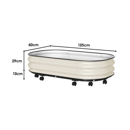 Reptile Enclosure with Wheels Open-Top Tortoise Tub with Casters Turtle Breeding Box Corrugated Reptile Breeding Box for Patio