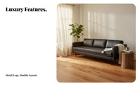 Light Luxury 3-Seater Minimalist Sofa Nordic Aesthetic Couch Modern design Household Furniture Sleek silhouette for Apartment Dwellers, Interior Designers, Business Owners, Living Room, Office, Boutique, Reception Area
