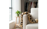 Spotted Feline Tail Bendable Animal Tail Accessory with Waist Strap Poseable Costume Accessory for Cosplayers, Furries, Cosplay, Halloween
