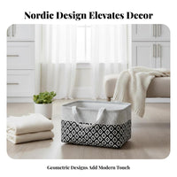 foldable textile container Large Capacity Clothes Hamper Freestanding for Dorm Room
