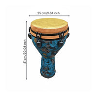 Sheepskin Djembe Beginner Friendly Tunable Djembe Rope Tuned for Beginners