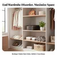 Stackable Clothing Separator Space Saving Stackable Pull-extractable container for property owners