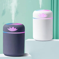 Mini Humidifier with Night Light RGB Mist Maker Sturdy for Desk, Car, Travelers