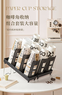 Disposable Cup Holder for Tabletop and Bar