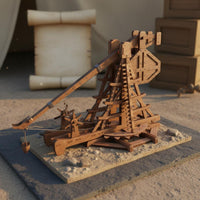 DIY Trebuchet Model Kit Educational Ancient War Machine Model for Hobbyists