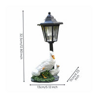 Garden Duck Statue Planter Resin Sculpture Outdoor Decoration Decorative