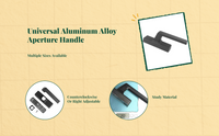 Aluminum handle, easy install