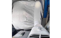 Car Window Sealing Cloth Universal Car Window Barrier with Hose Opening Flexible