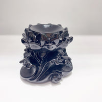 莲花底座 水晶球底批发 黑色莲花树脂底座 厂家销 树脂工艺品 展