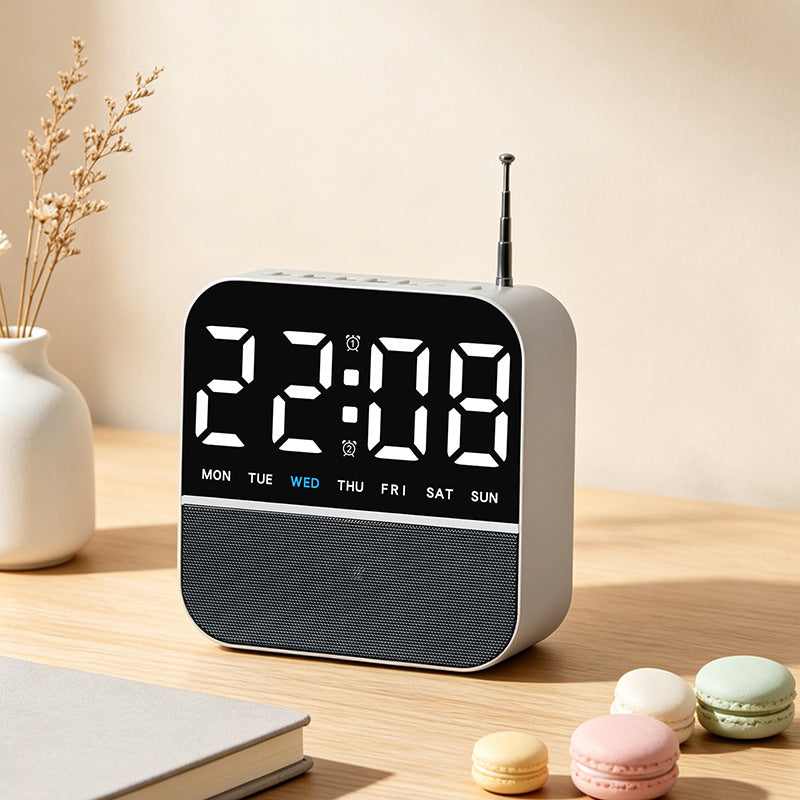Yida Shiguang LED Digital Table Clock with Radio and Alarm - GH9022-8067