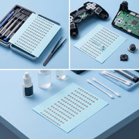 Conductive Repair Sheet Replacement Button Repair Dots Round for Hobbyists, Technicians