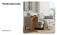 C-Shaped End Table Space-Saving Home Furnishing Multi-Functional for Living Room