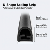 EPDM Rubber Seal Strip with Steel Core, Automotive Door Seal Strip, Car Door Rubber Seal Strip, Wate - Image 4