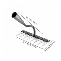 Manganese Steel Rake Thickened Blade Unwanted Growth Remover Tool Multi Purpose