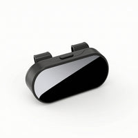 Double-ClipClip Car Sunglasses Case with Inner Soft, Fleece-Like Fabric Lining Scratch-Resistant Car Visor Glasses Case Safeguarding Vehicle Visor Accessories Organizer Box Easy to Install for Drivers, Commuters