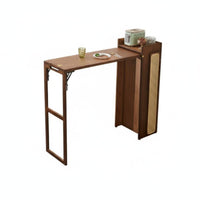 Adaptable Island Counter Space-Saving Clutter-and Clearstanding Kitchen Workstation Acts as Room Divider Extendable Surface