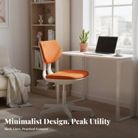 Armless Rolling Chair Ergonomic Design Armless Rolling Stool Adjustable Height