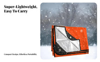 Multipurpose Heavy Duty Survival Blanket Moisture-Proof Reflective PE Foil Blanket Compact for Campers, Survivalists, Camping, Hiking