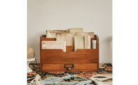 Desk Organizer with Drawer Vintage Mail Organizer with Drawer Space-Saving