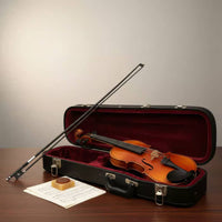 Mother-of-Pearl Shell Inlay 4/4 Carbon Fiber Violin Bow Improves Sound Quality Black Horsehair Violin Bow Good Elasticity Musical Instrument Accessory for Violinists, Musicians, Students, Performance, Recital, Practice, Orchestra