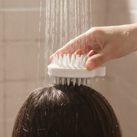 Japanese Scalp Massager Shampoo Brush Silicone Head Scrubber for Hair Care and Meridian Stimulation